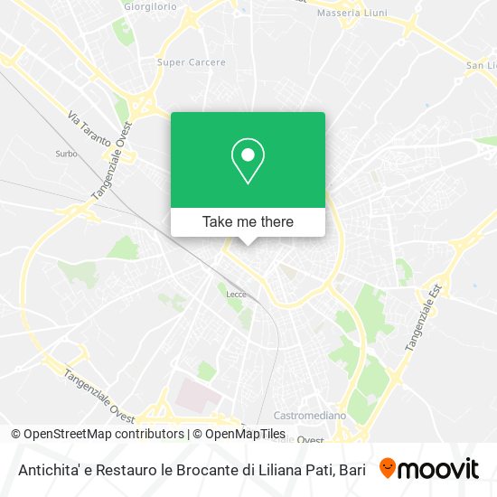 Antichita' e Restauro le Brocante di Liliana Pati map