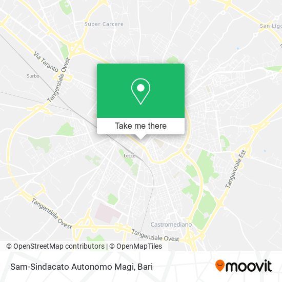 Sam-Sindacato Autonomo Magi map