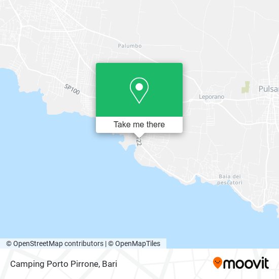 Camping Porto Pirrone map