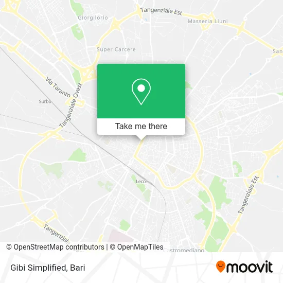 Gibi Simplified map