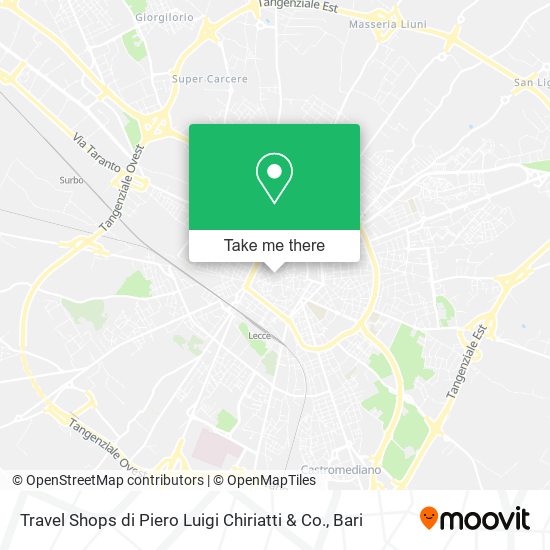 Travel Shops di Piero Luigi Chiriatti & Co. map
