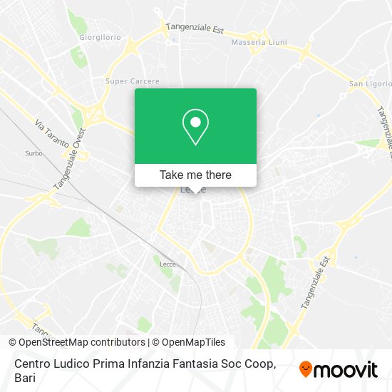 Centro Ludico Prima Infanzia Fantasia Soc Coop map