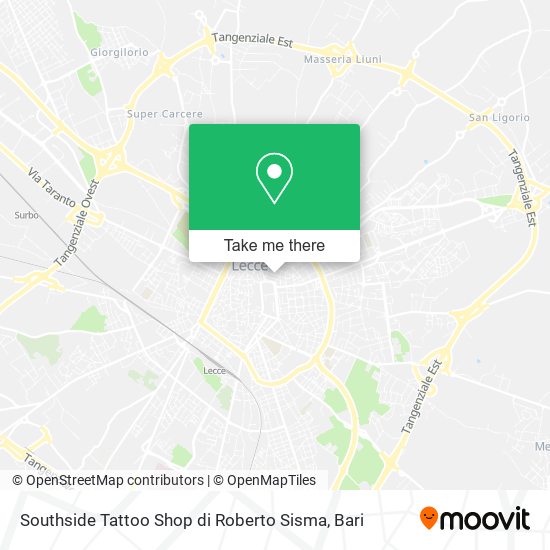 Southside Tattoo Shop di Roberto Sisma map