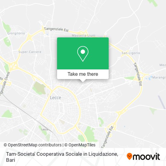 Tam-Societa' Cooperativa Sociale in Liquidazione map