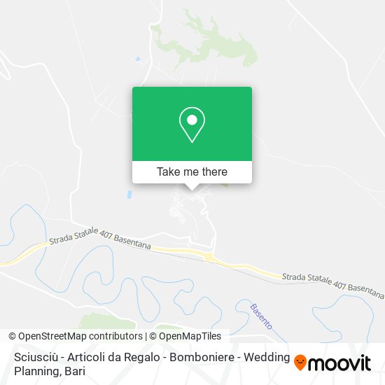 Sciusciù - Articoli da Regalo - Bomboniere - Wedding Planning map