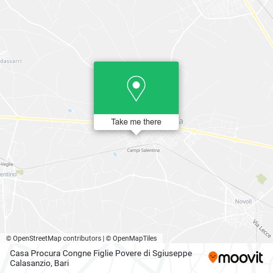 Casa Procura Congne Figlie Povere di Sgiuseppe Calasanzio map