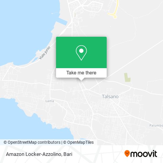 Amazon Locker-Azzolino map