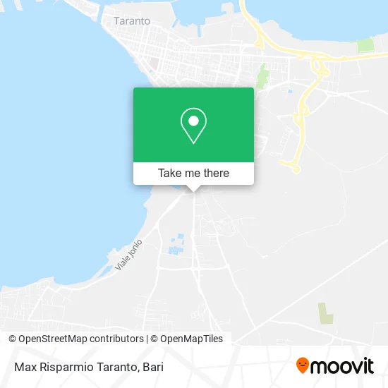 Max Savings Taranto map
