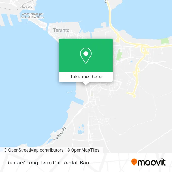 Rentaci' Long-Term Car Rental map