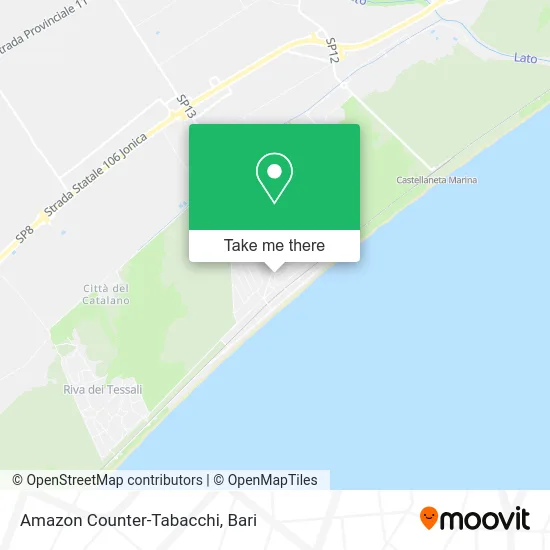 Amazon Counter-Tobacco Shop map