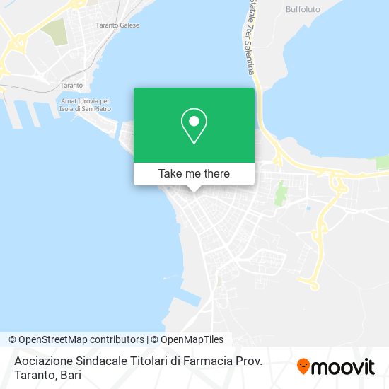 Aociazione Sindacale Titolari di Farmacia Prov. Taranto map
