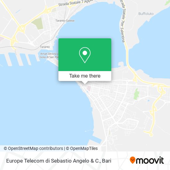 Europe Telecom di Sebastio Angelo & C. map