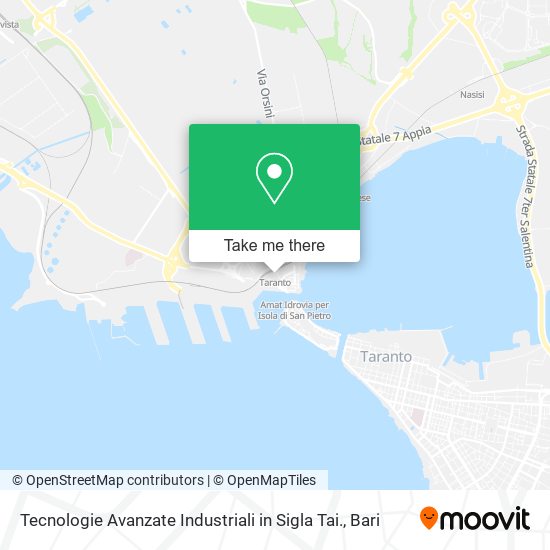 Tecnologie Avanzate Industriali in Sigla Tai. map