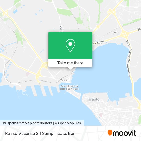 Rosso Vacanze Srl Semplificata map