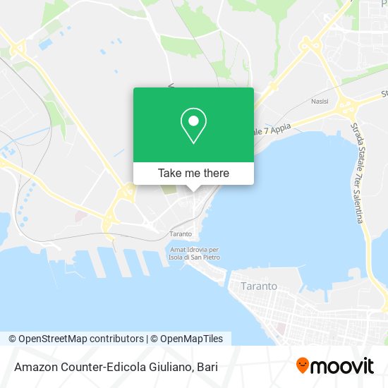 Amazon Counter-Edicola Giuliano map