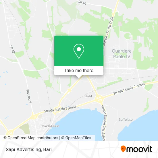 Sapi Advertising map