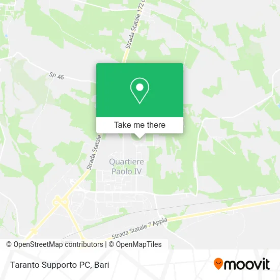 Taranto PC Support map