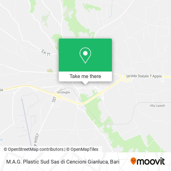 M.A.G. Plastic Sud Sas di Cencioni Gianluca map