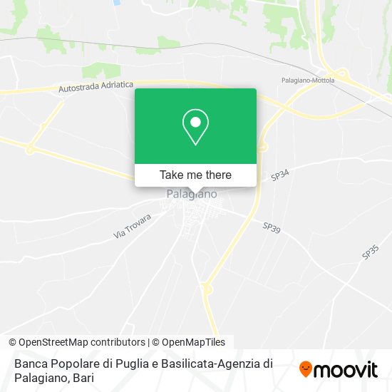 Banca Popolare di Puglia e Basilicata-Agenzia di Palagiano map