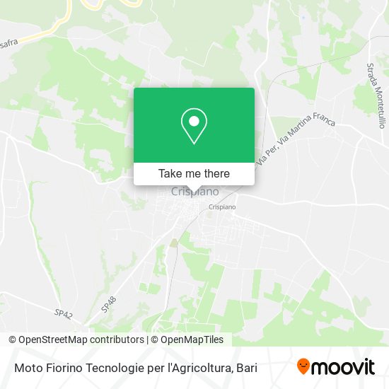 Moto Fiorino Tecnologie per l'Agricoltura map