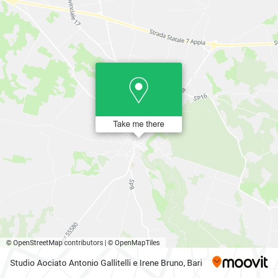 Studio Aociato Antonio Gallitelli e Irene Bruno map