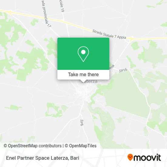 Enel Partner Space Laterza map