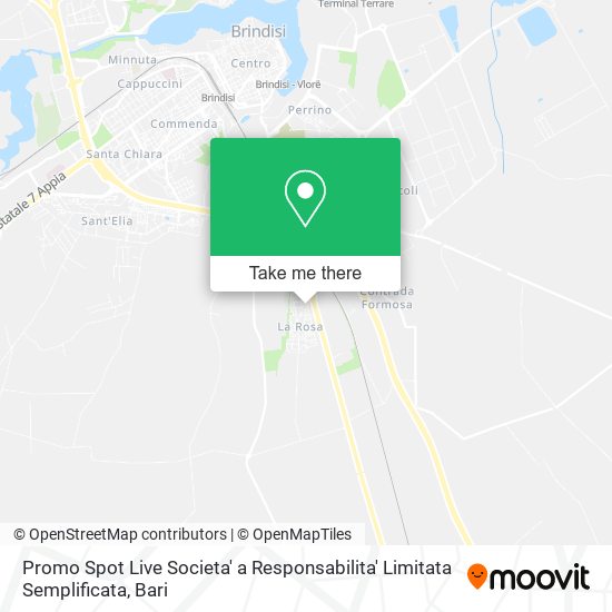 Promo Spot Live Societa' a Responsabilita' Limitata Semplificata map