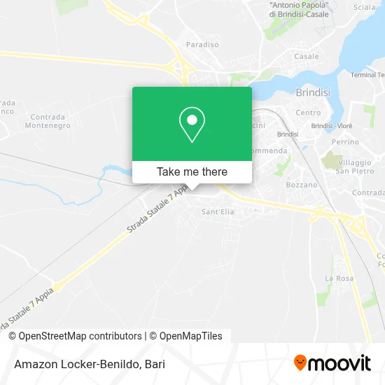 Amazon Locker-Benildo map