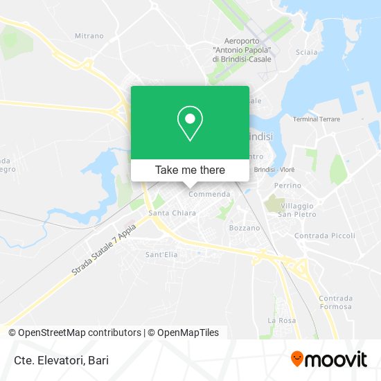 Cte. Elevatori map