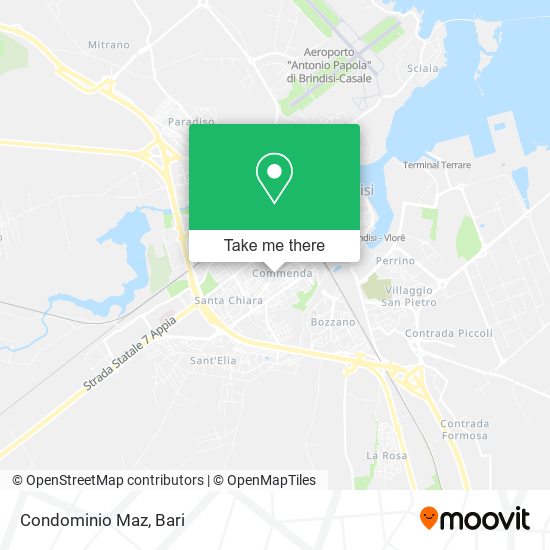 Condominio Maz map