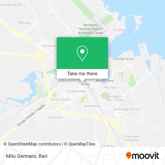 Milo Gennaro map
