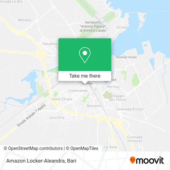 Amazon Locker-Aleandra map