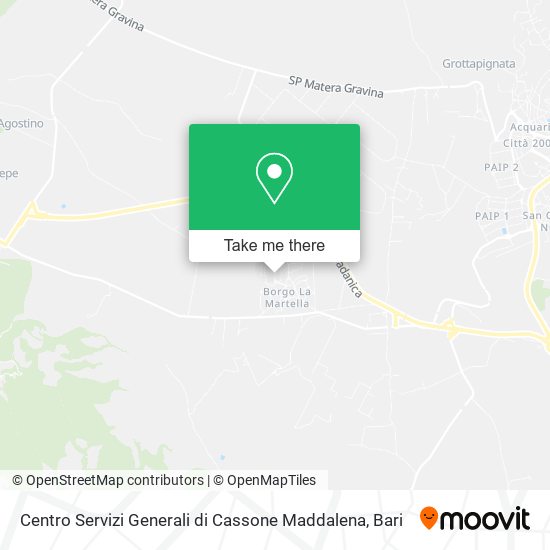Centro Servizi Generali di Cassone Maddalena map