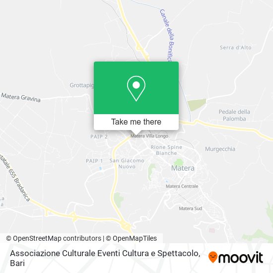 Associazione Culturale Eventi Cultura e Spettacolo map