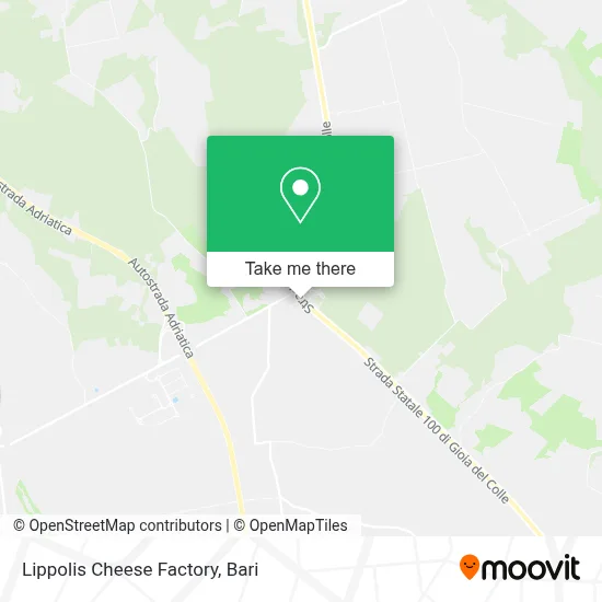 Lippolis Cheese Factory map