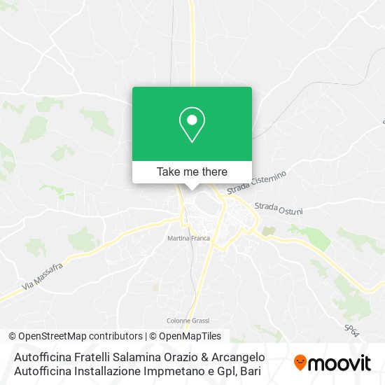 Autofficina Fratelli Salamina Orazio & Arcangelo Autofficina Installazione Impmetano e Gpl map