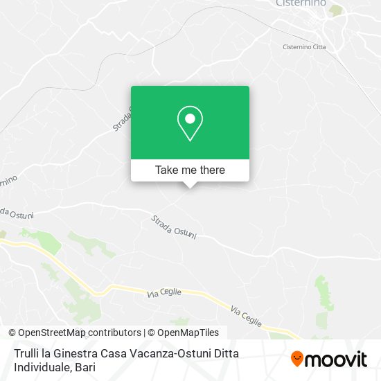 Trulli la Ginestra Casa Vacanza-Ostuni Ditta Individuale map