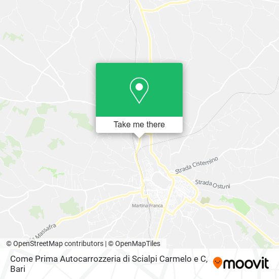 Come Prima Autocarrozzeria di Scialpi Carmelo e C map