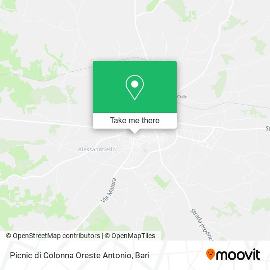 Picnic di Colonna Oreste Antonio map