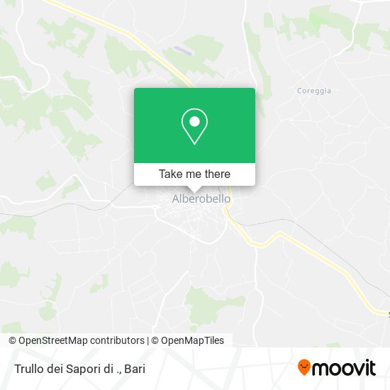 Trullo dei Sapori di . map