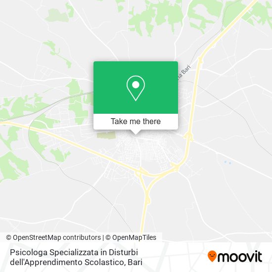Psicologa Specializzata in Disturbi dell'Apprendimento Scolastico map