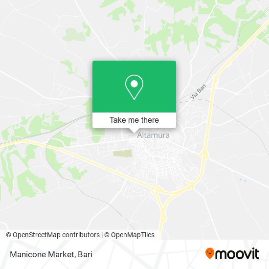 Manicone Market map