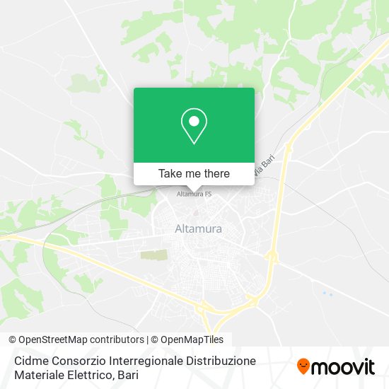 Cidme Consorzio Interregionale Distribuzione Materiale Elettrico map