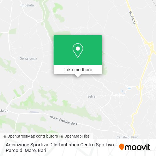 Aociazione Sportiva Dilettantistica Centro Sportivo Parco di Mare map