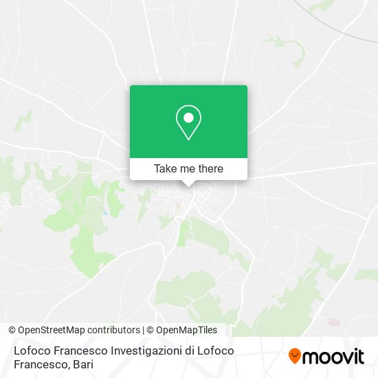 Lofoco Francesco Investigazioni di Lofoco Francesco map