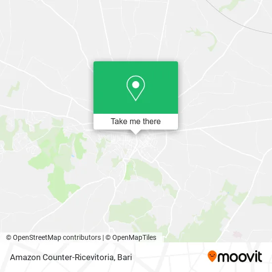 Amazon Counter-Receiving Point map