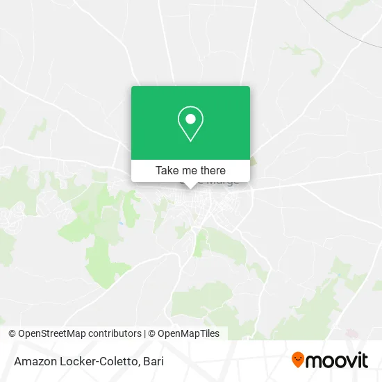 Amazon Locker-Coletto map