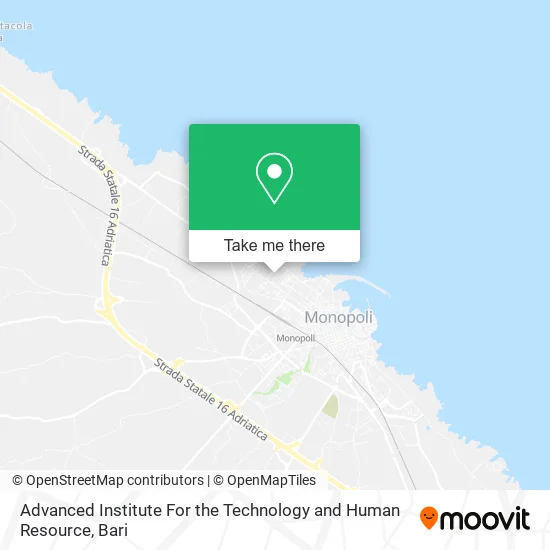 Advanced Institute for Technology and Human Resources map