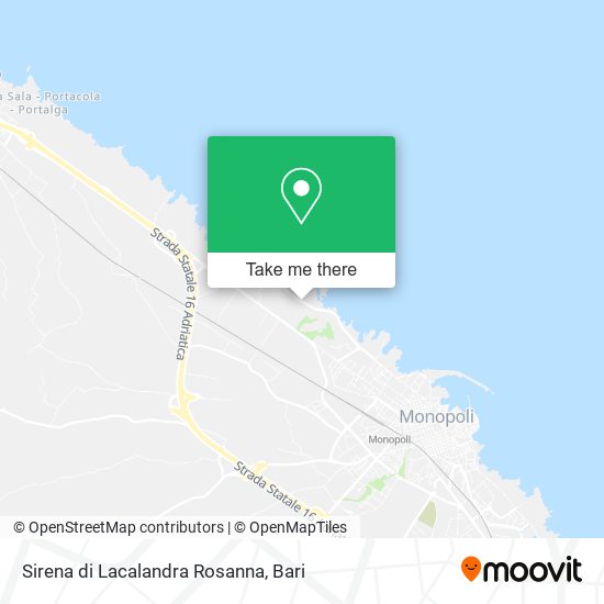 Sirena di Lacalandra Rosanna map