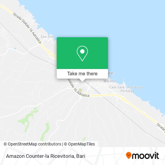 Amazon Counter-la Ricevitoria map